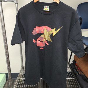 Used BAPE Head Star Eye T-Shirt Black/Red/Gold Size XL